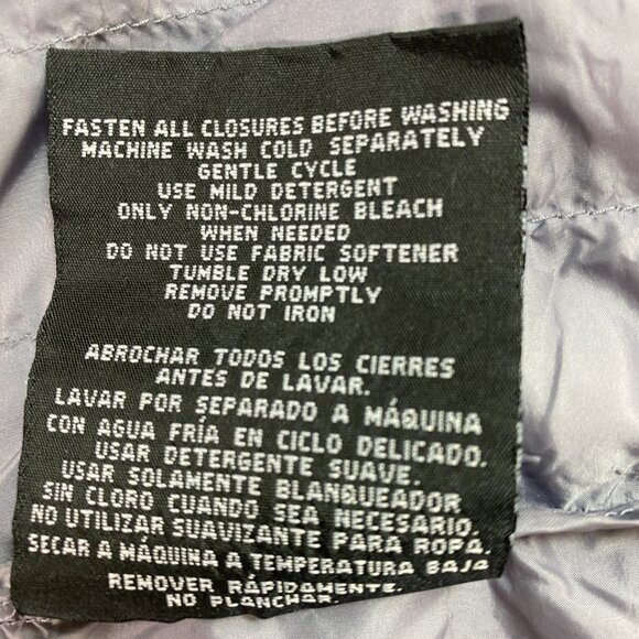 32 Degree Heat Lightweight Packable Puffer Vest Sz M Purplish Gray #329K - Picture 8 of 8